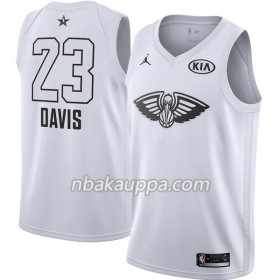 New Orleans Pelicans Anthony Davis 23 2018 Kaikki tähti Jordan Brand Valkoinen Pelipaidat Swingman - Miesten